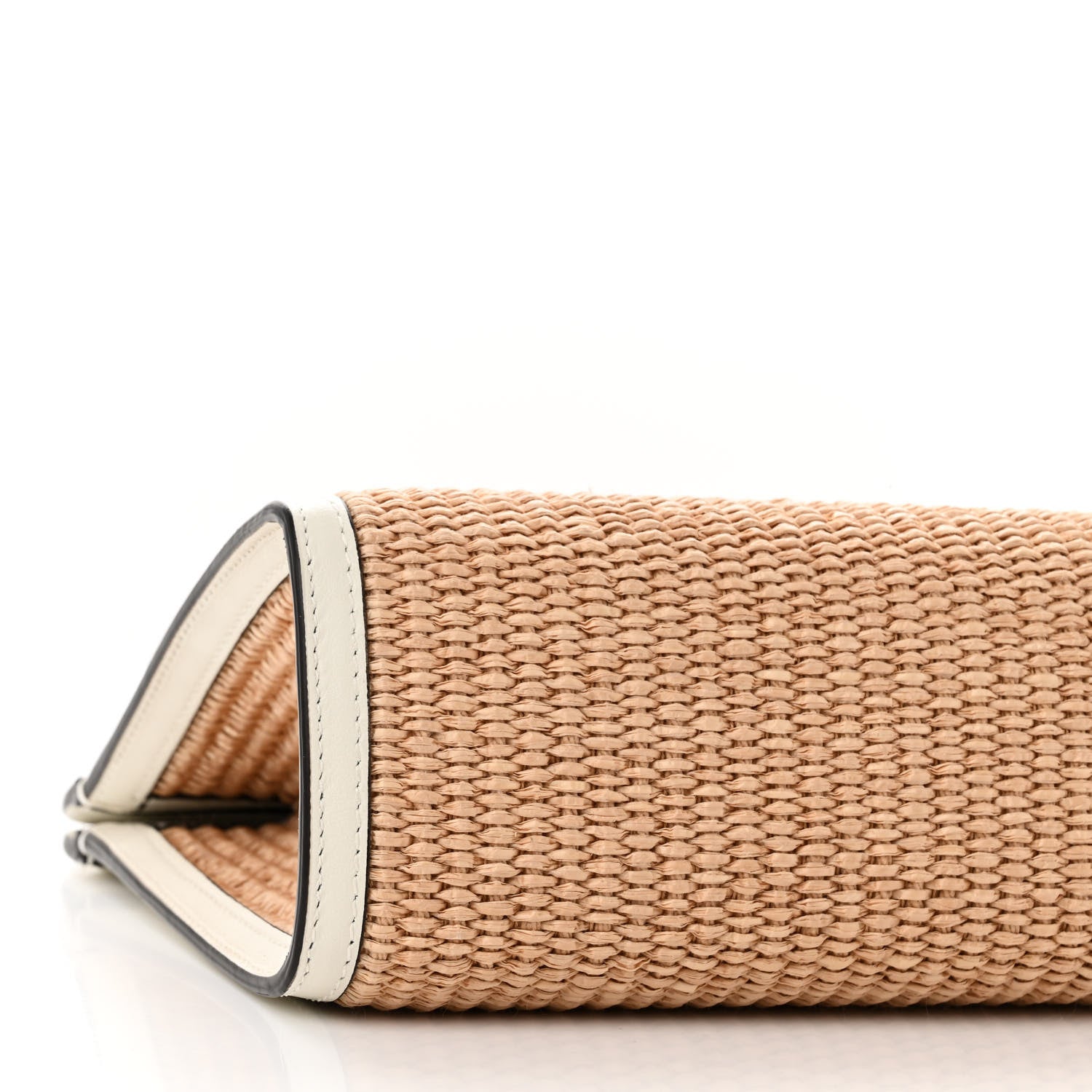 Jimmy Choo Raffia Avenue London Clutch Natural Latte 8 of 10
