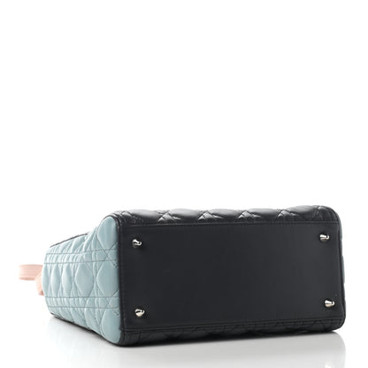 Christian Dior Lambskin Cannage Medium Tri-Color Lady Dior Multicolor 3 of 11