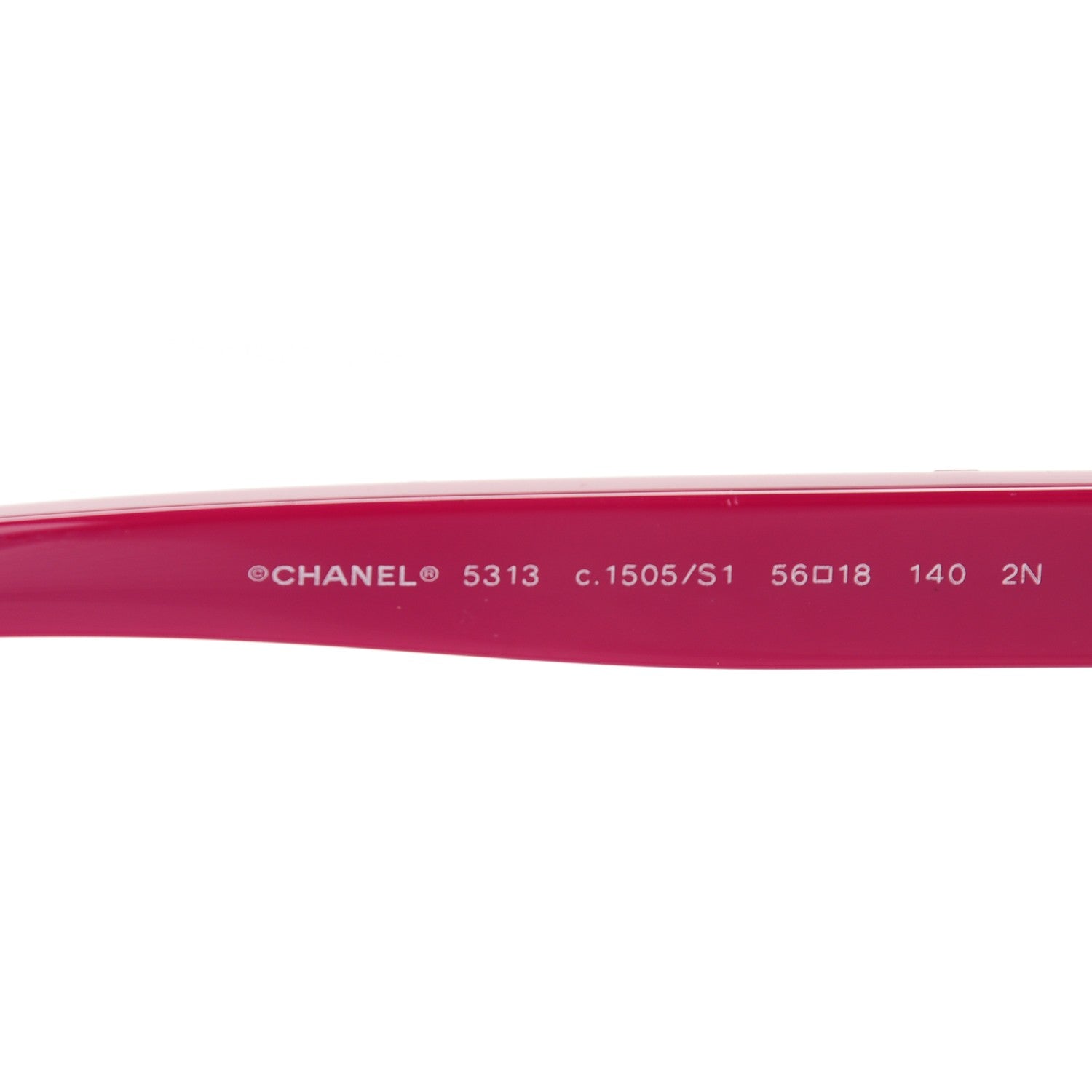 Chanel CC Butterfly Signature Sunglasses 5313 Fuchsia 5 of 5