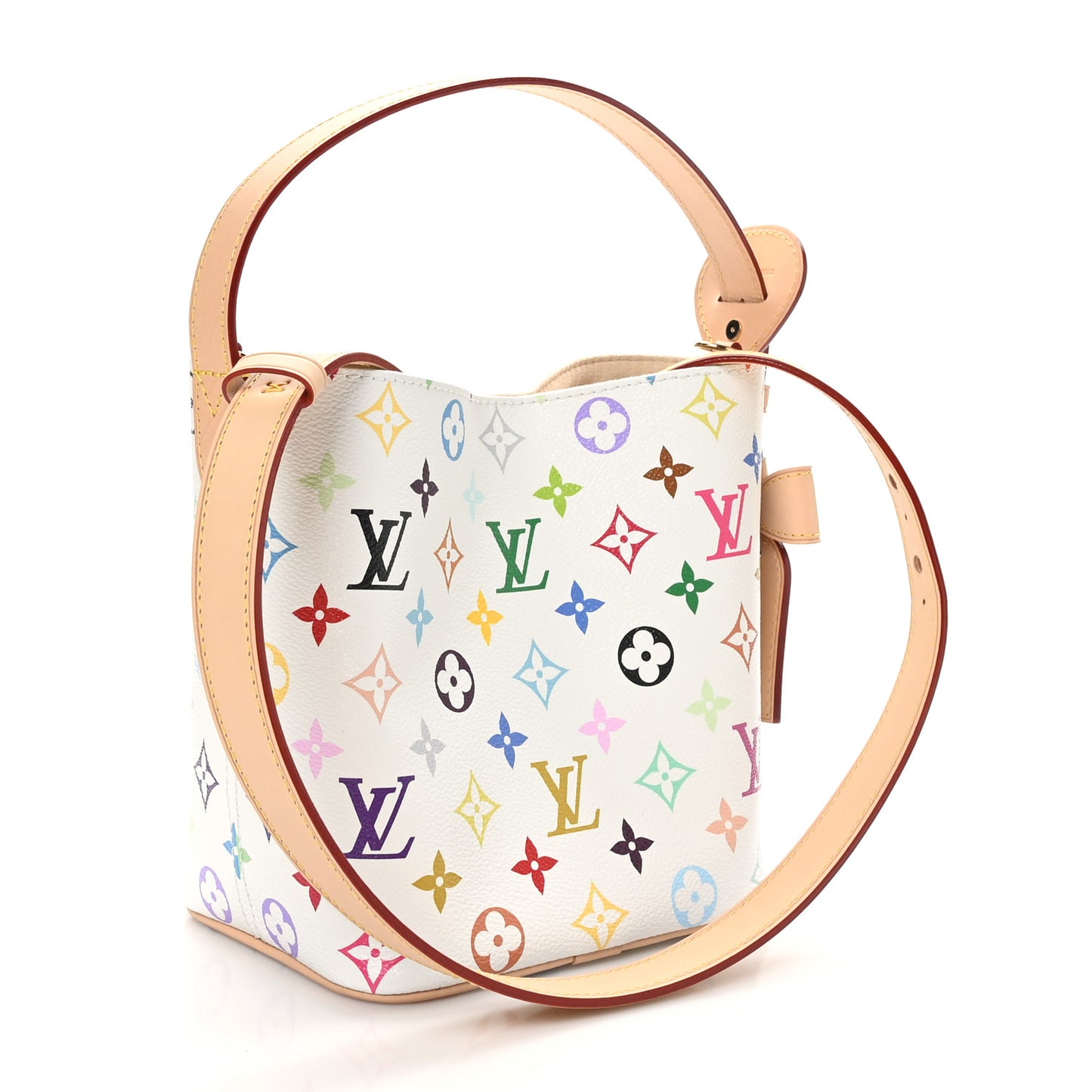 LV X TM Monogram Multicolor All In BB White