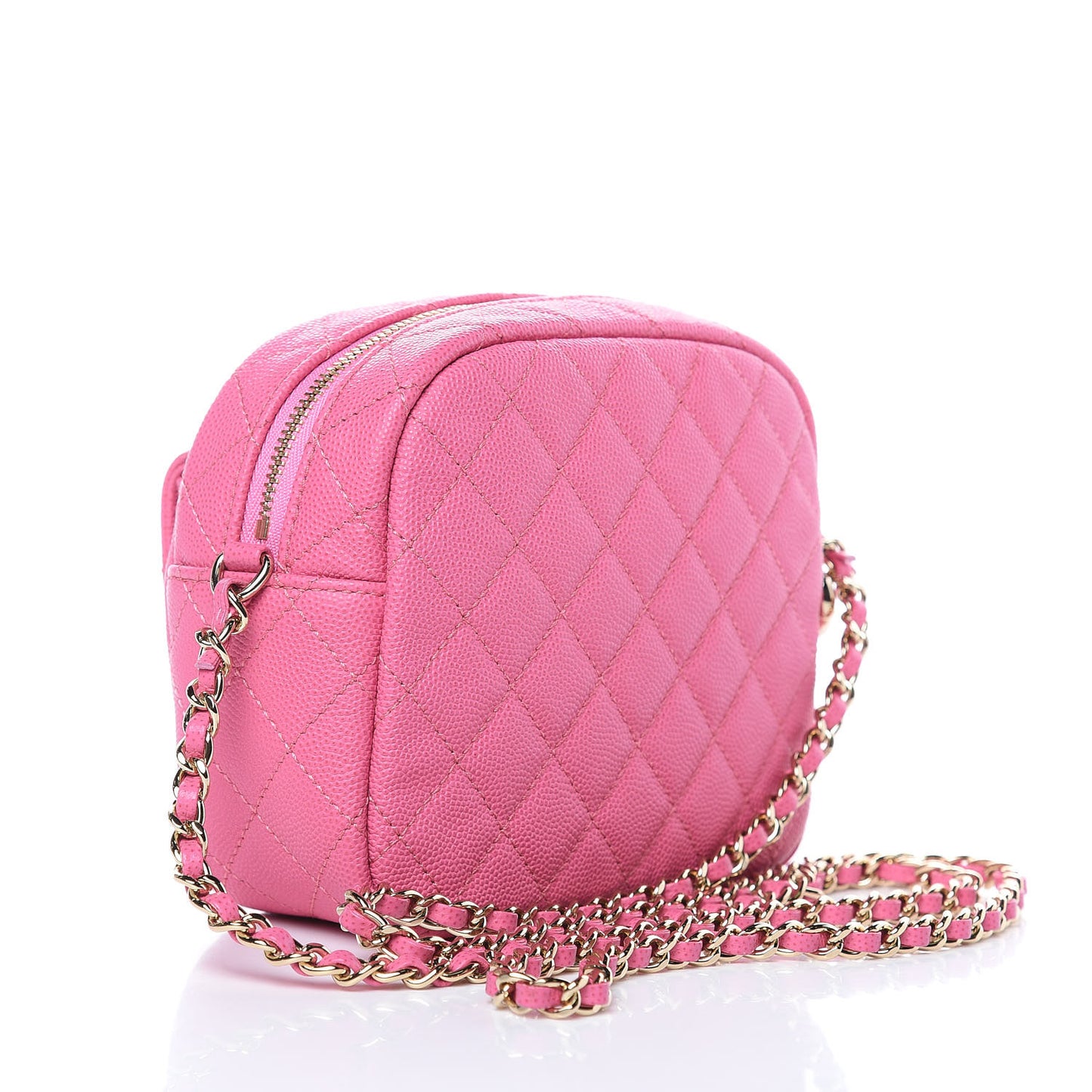 Caviar Quilted CC Day Camera Case Pink