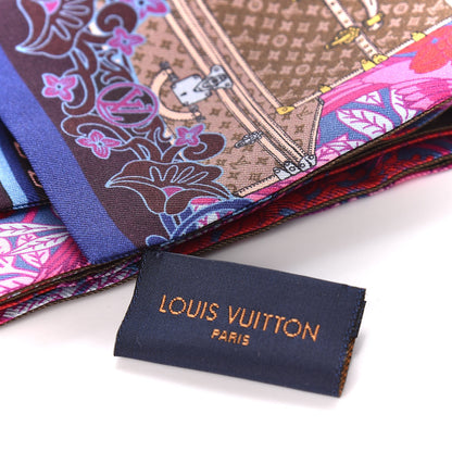 Louis Vuitton Silk Louis A Paris Bandeau Fuchsia 3 of 4