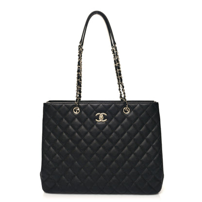 Chanel Caviar Quilted Large Shopping Tote Black 1 of 11