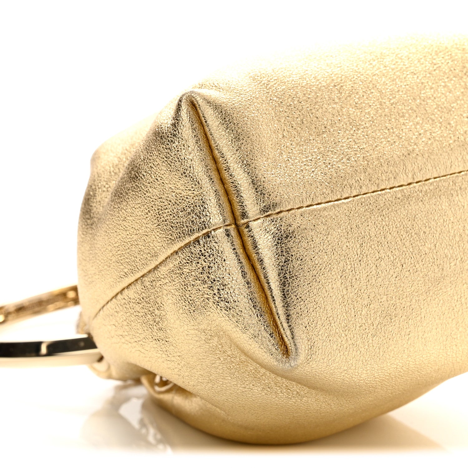 Jimmy Choo Metallic Nappa Micro Bon Bon Bag Gold 8 of 10