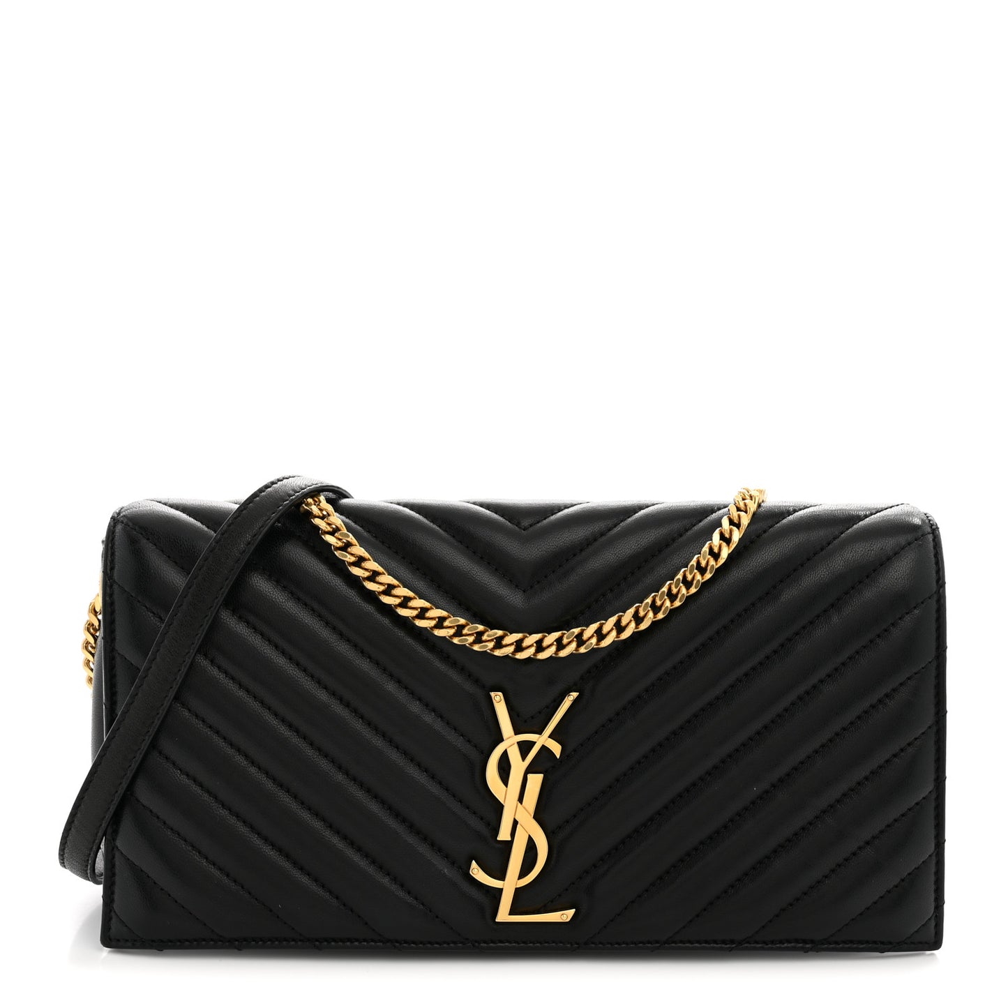 Lambskin Matelasse Monogram Kate 99 Black