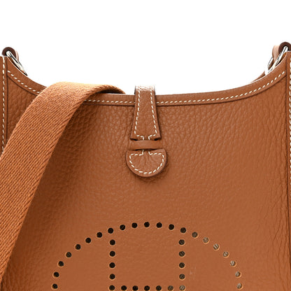 Hermes Taurillon Clemence Evelyne TPM Gold 8 of 10