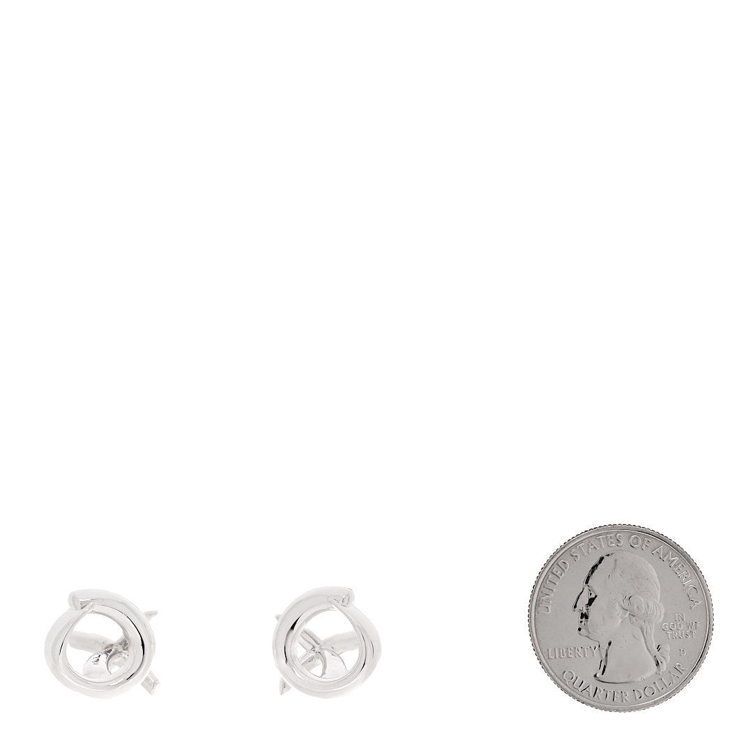 Tiffany Sterling Silver Paloma Picasso Graffiti XO Cufflinks 2 of 4