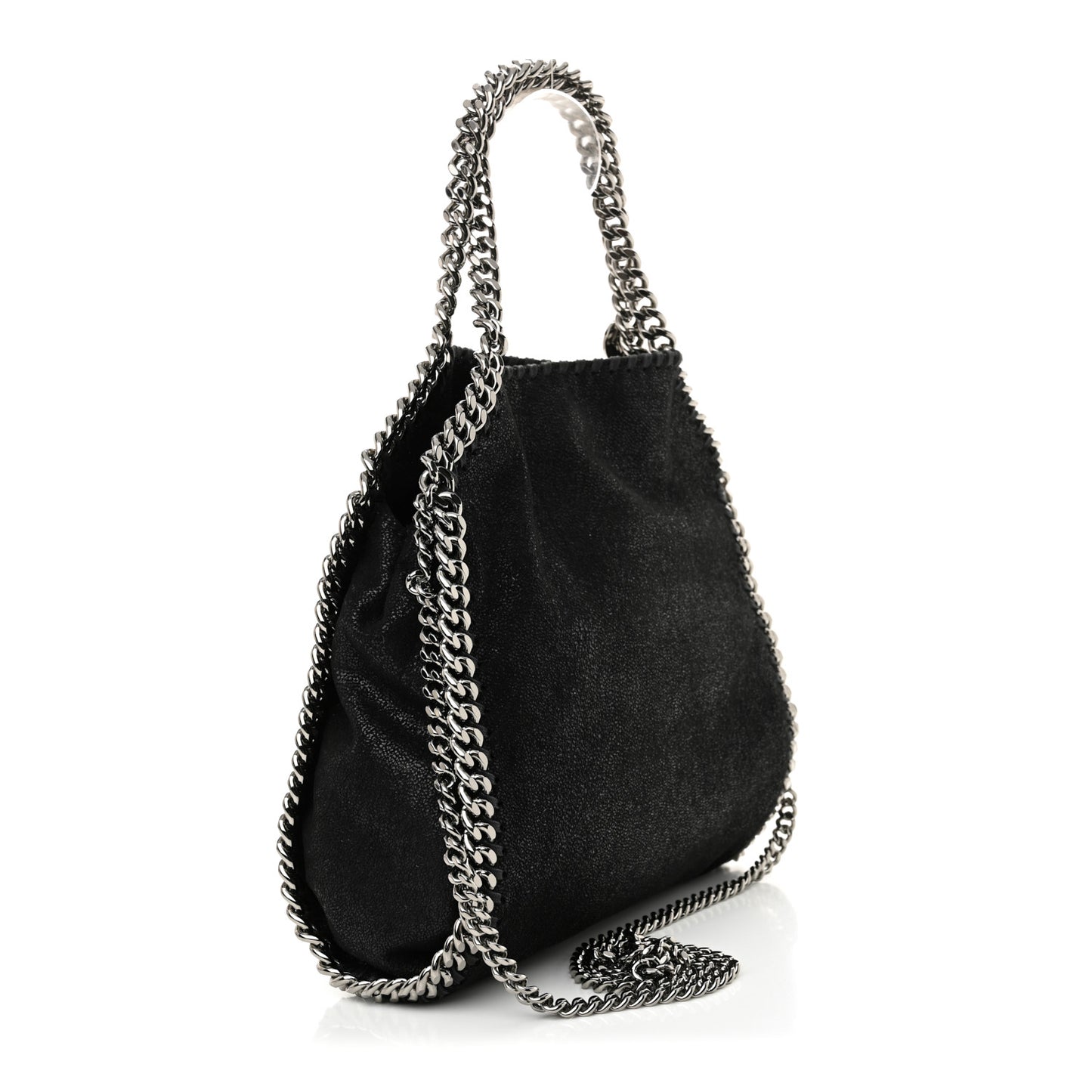 Shaggy Deer Mini Falabella Tote Black