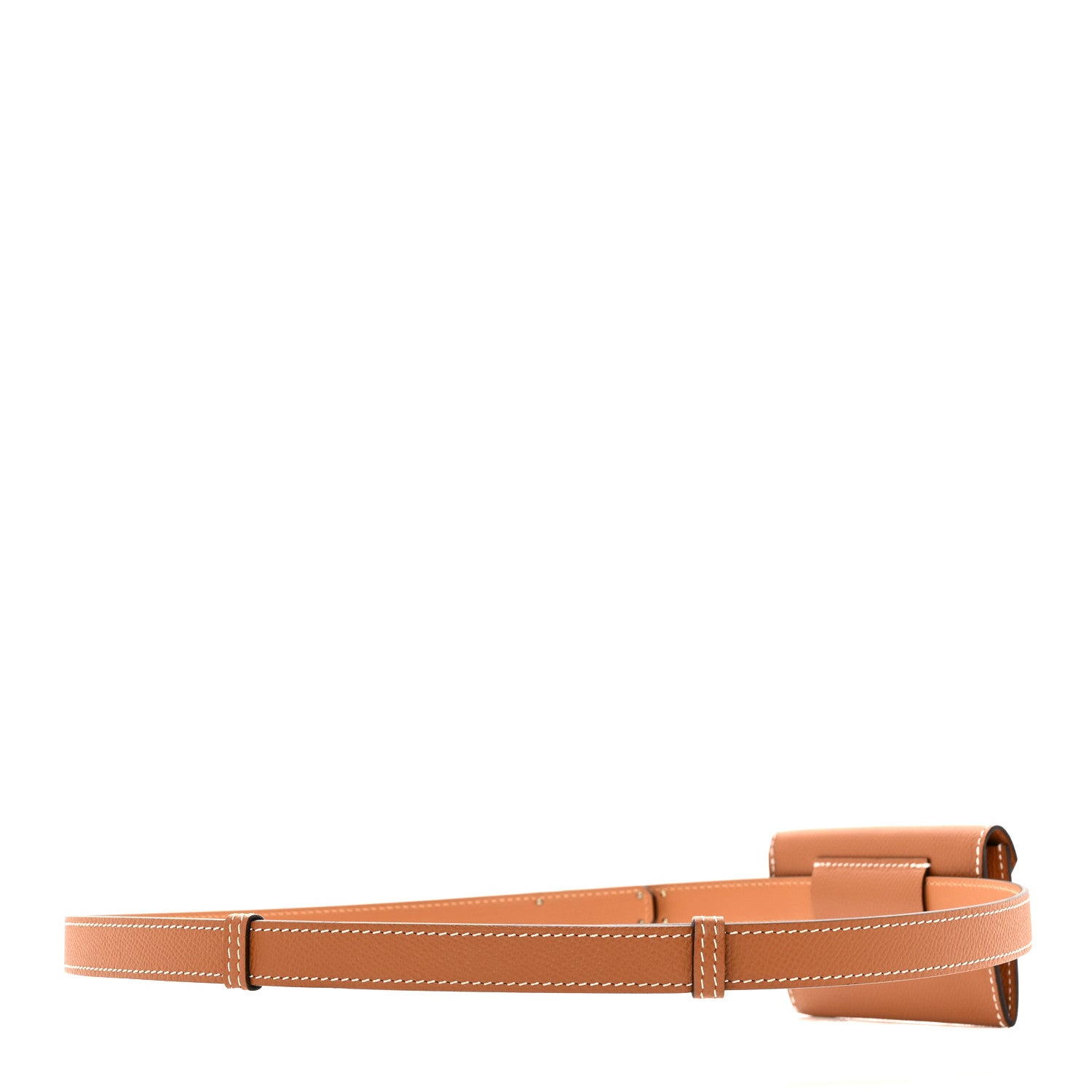 Hermes Epsom Kelly Pocket Belt Gold 2 of 5