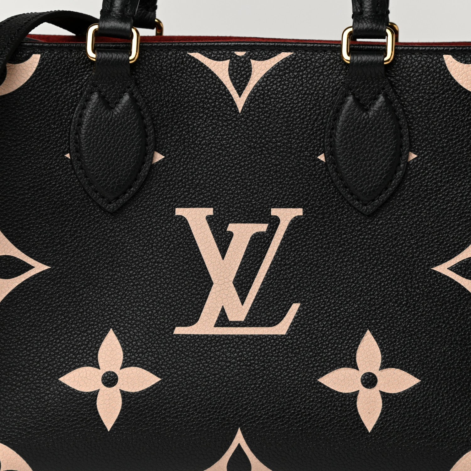 Louis Vuitton Empreinte Monogram Giant Onthego PM Black Beige 9 of 10