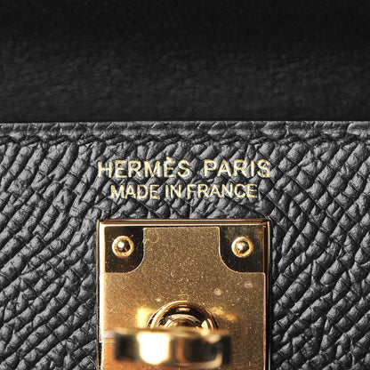 Hermes Epsom Mini Kelly Sellier 20 Black 21 of 29