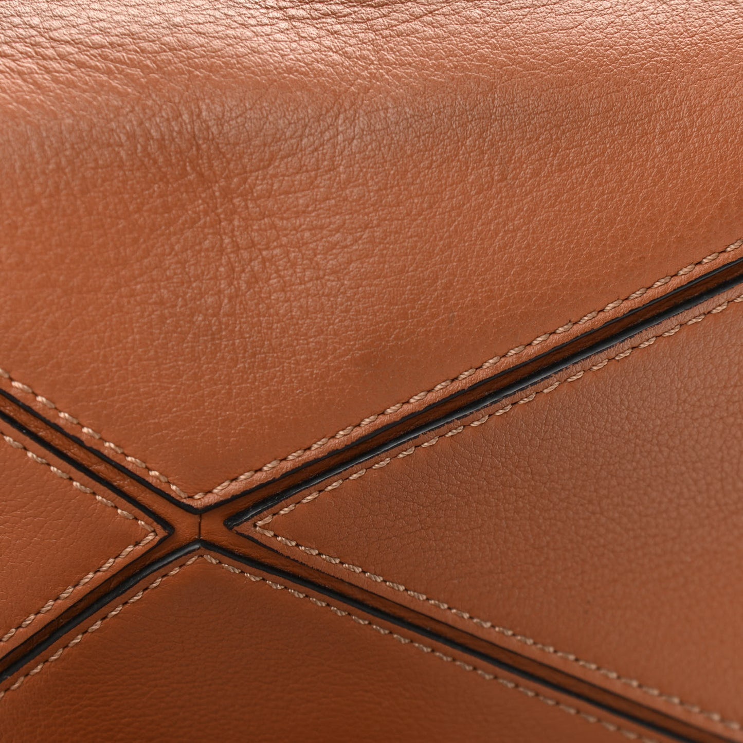Calfskin Mini Puzzle Bag Tan