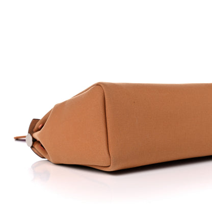 Hermes Toile Officier Vache Hunter Verso Herbag Zip PM 31 Dune Magnolia Fauve 8 of 10