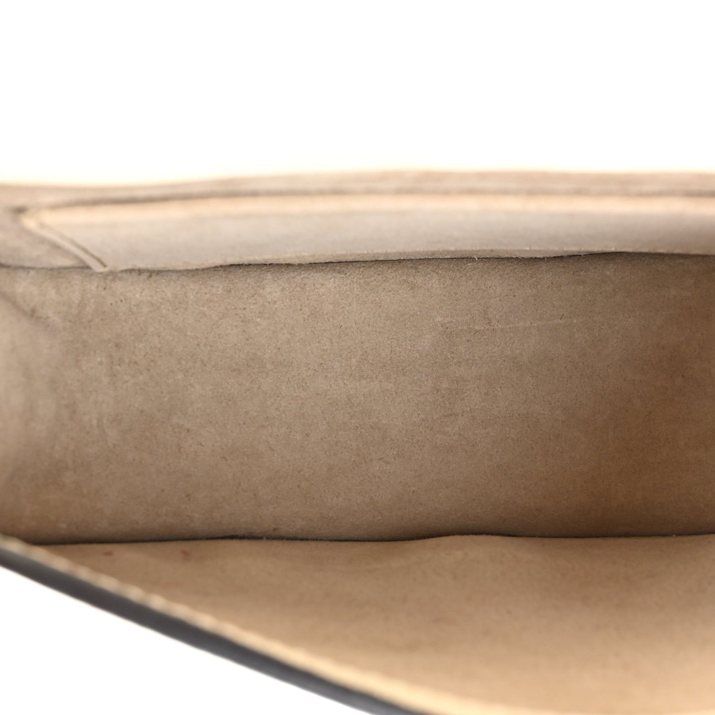 Calfskin Suede Small Nile Bracelet Bag Off White