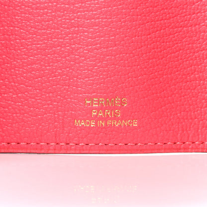 Hermes Chevre Mysore Bearn Multicles 4 Key Holder Rose Lipstick 6 of 9