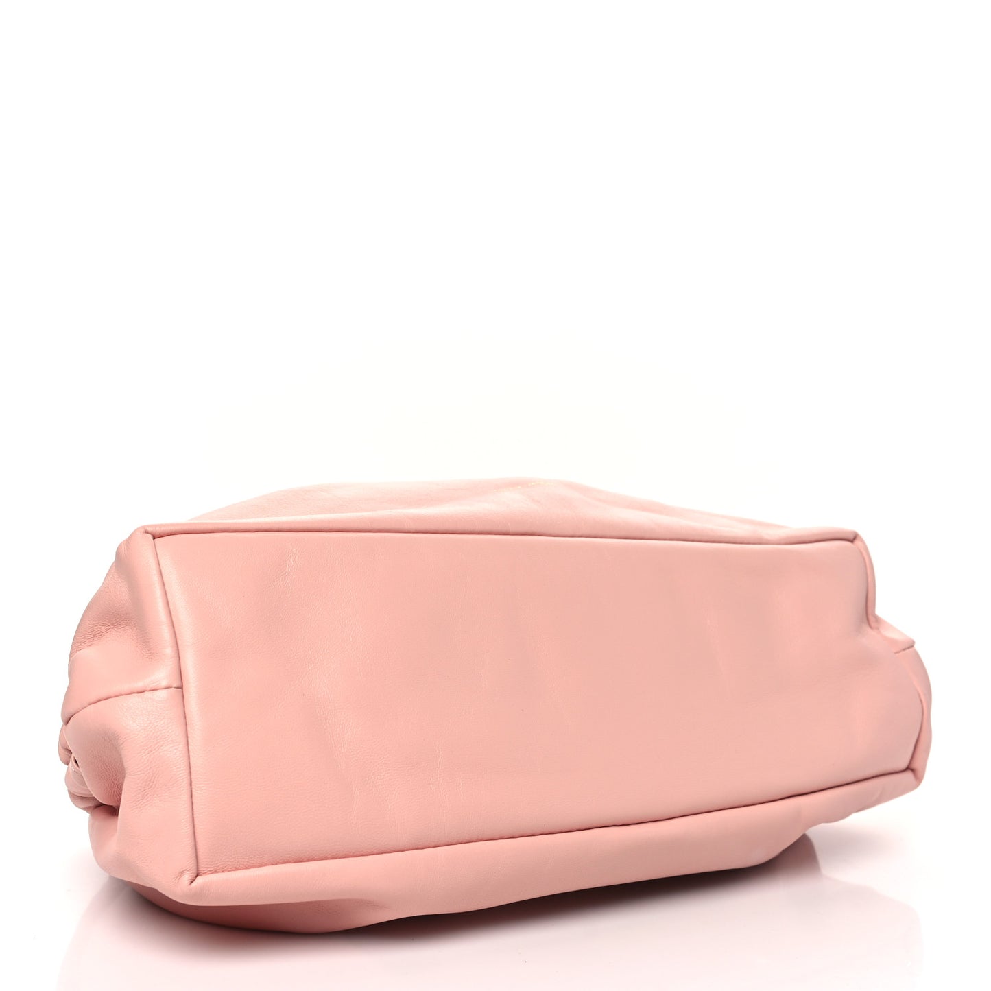 Lambskin Cloud Clutch  Rosa Blush