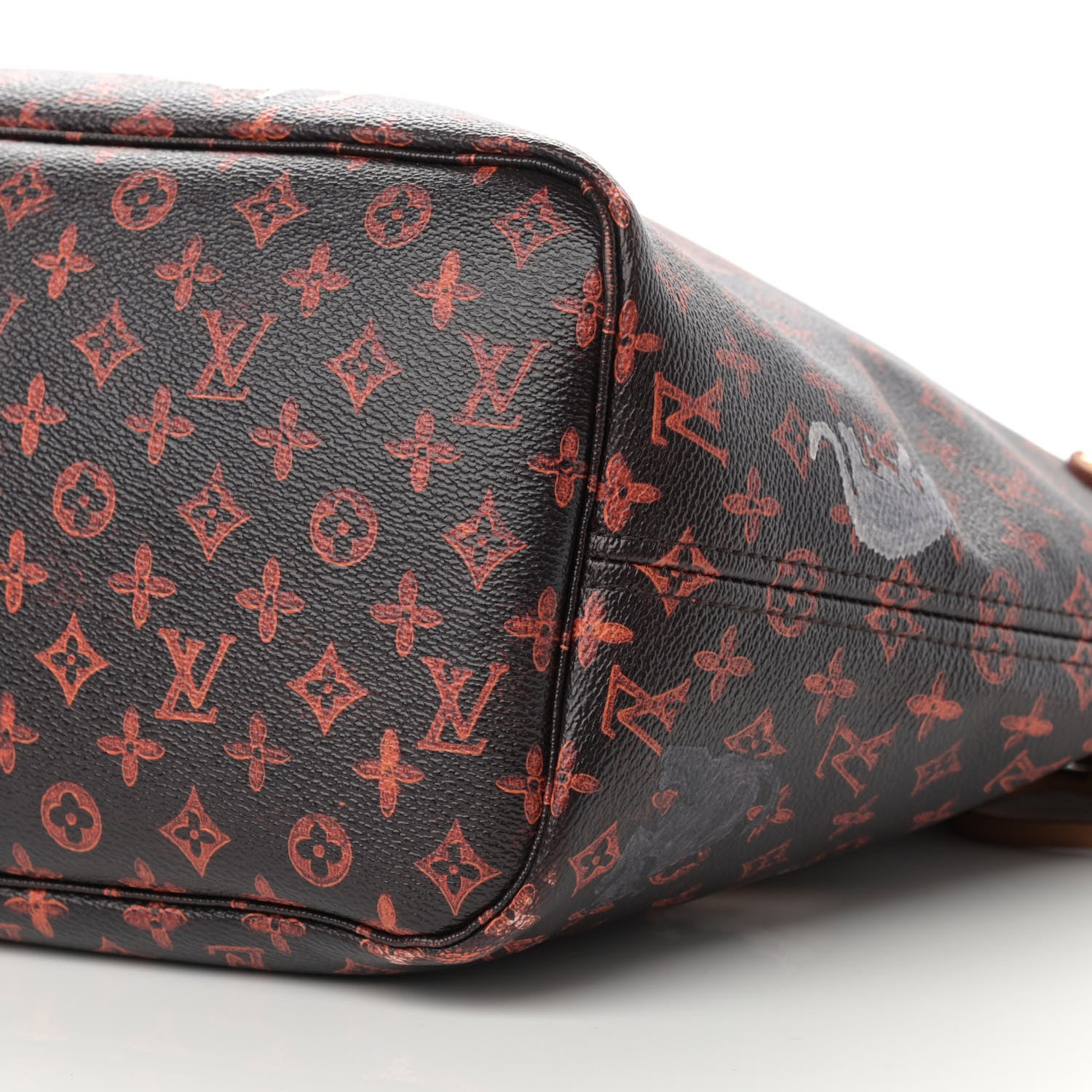 Louis Vuitton Catogram Neverfull MM Marron 9 of 16