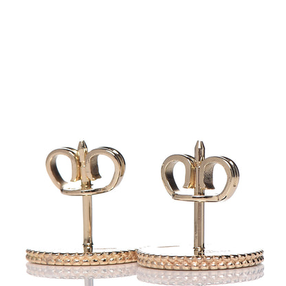 Gucci 18K Yellow Gold Enamel Icon Blooms Earrings 3 of 5