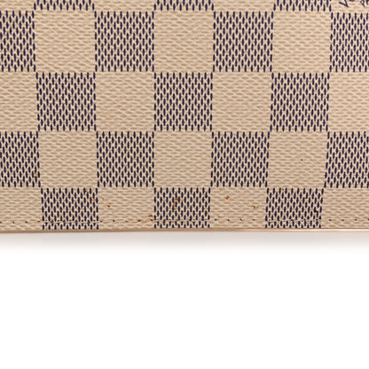 Louis Vuitton Damier Azur Neverfull MM GM Pochette Rose Ballerine 13 of 16