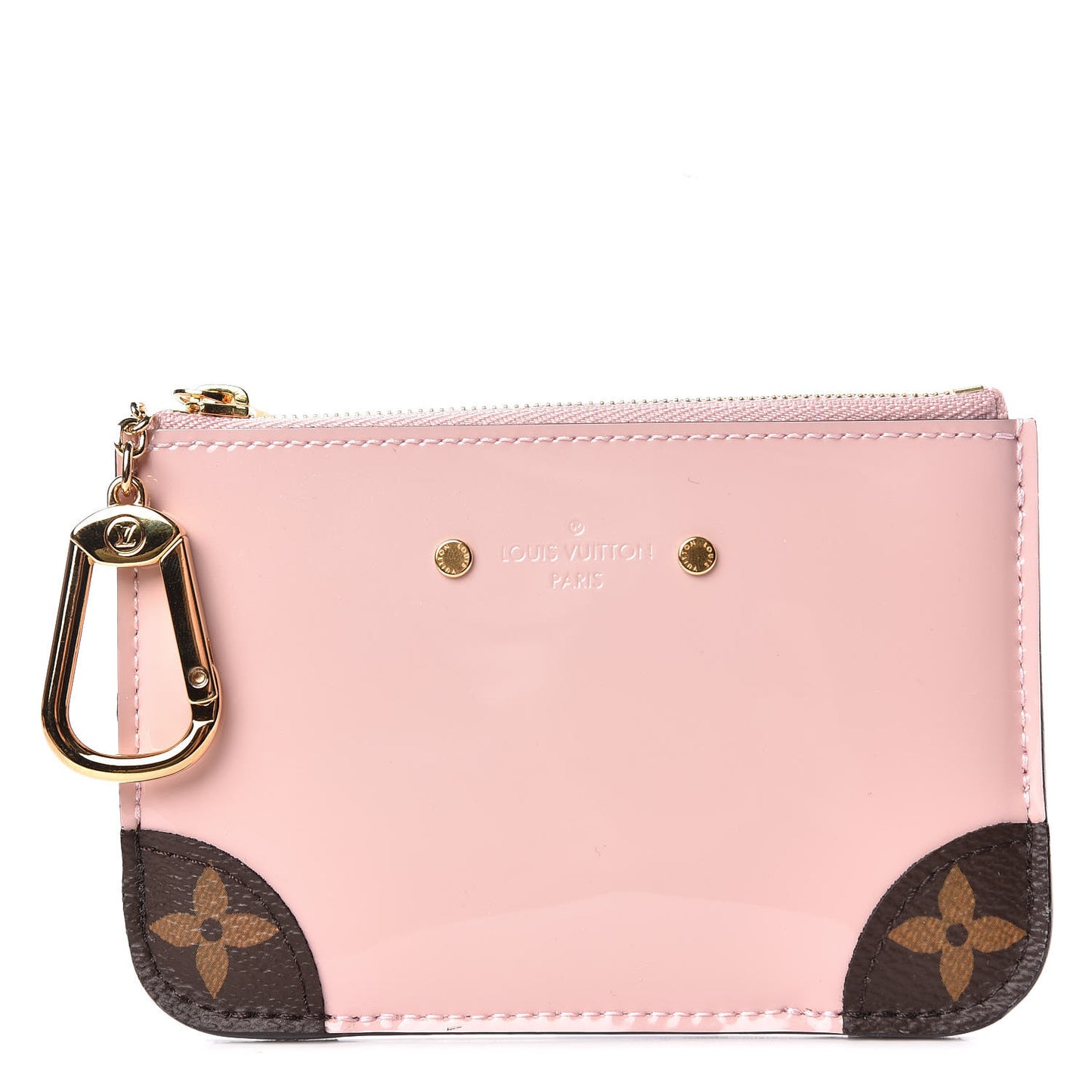 Patent Miroir Venice Key Pouch Rose Ballerine