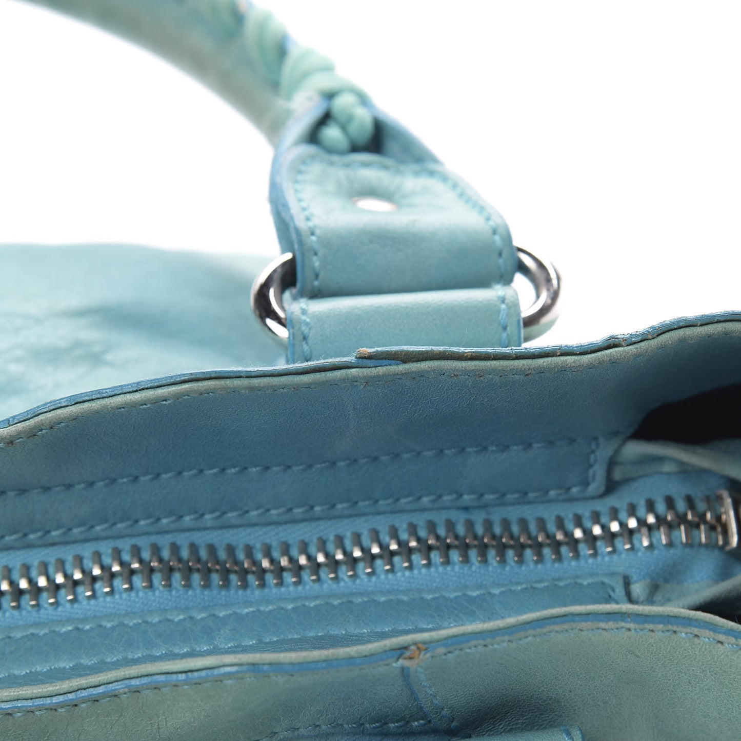 Agneau Giant 21 Silver Hardware City Turquoise