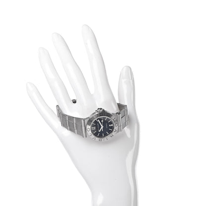 Bulgari Stainless Steel 29mm Diagono Automatic Watch Black 2 of 7