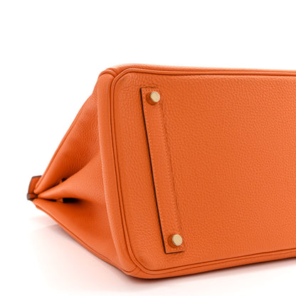 Hermes Togo BIRKIN 35 Orange 9 of 12