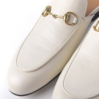 Gucci Malaga Kid Womens Princetown Slippers 38.5 Mystic White 8 of 14