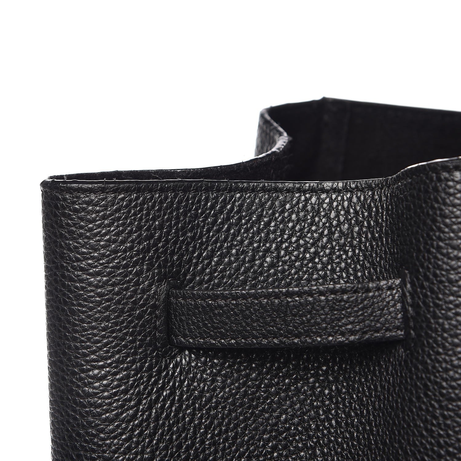 Celine Soft Grained Calfskin Medium Belt Cabas Phantom Black 8 of 10