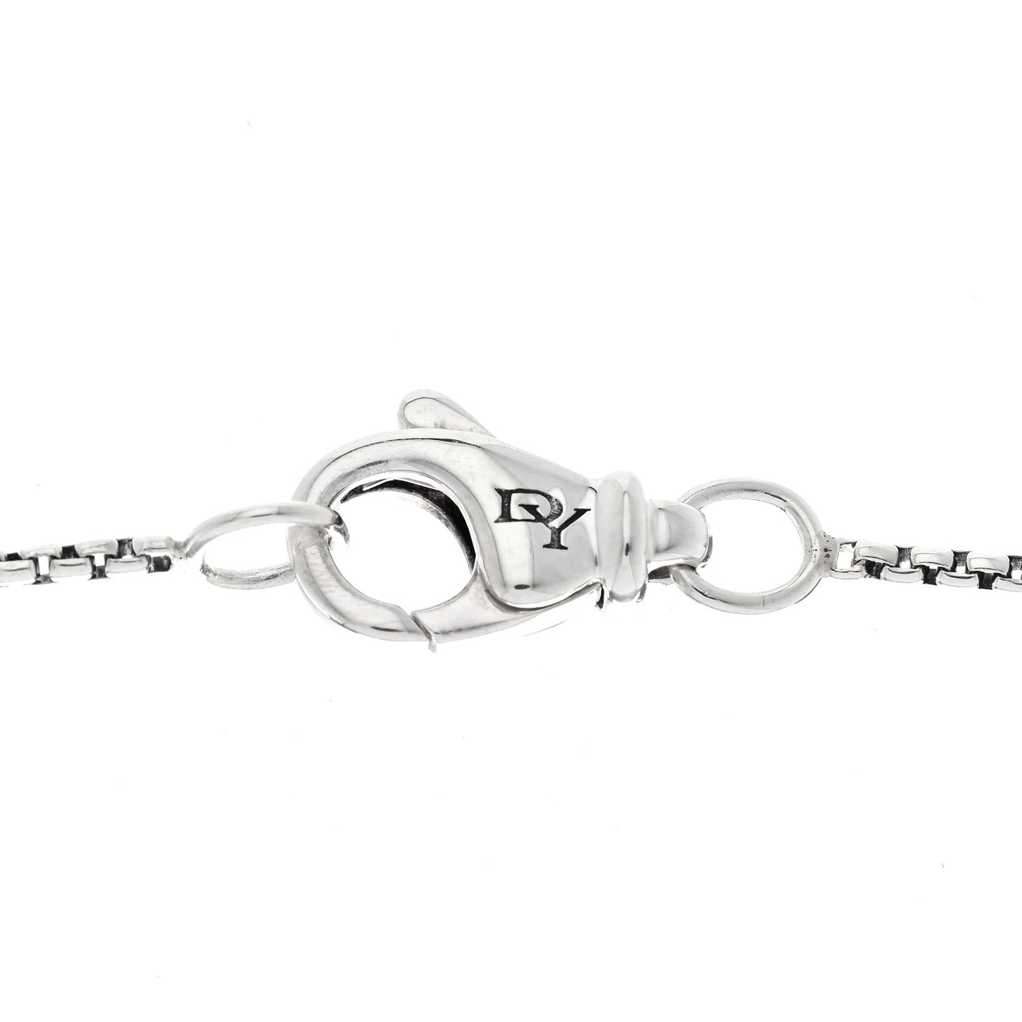 Sterling Silver Diamond Cable Heart Pendant Necklace