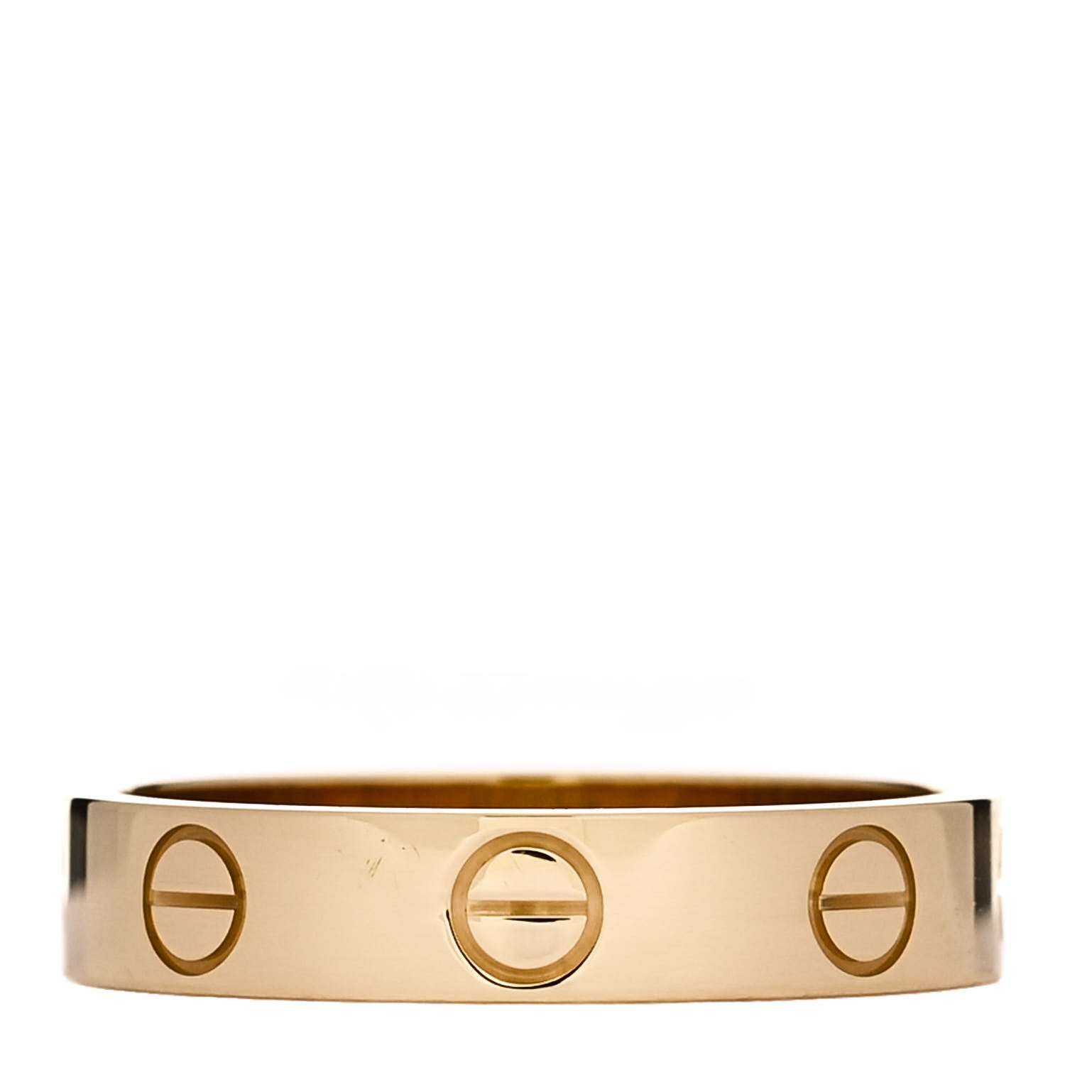 Cartier 18K Yellow Gold 3.5mm LOVE Wedding Band Ring 50 5.25 4 of 5