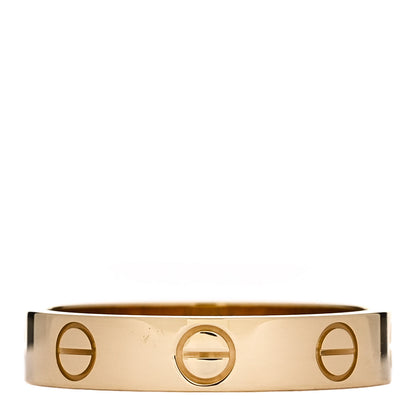 Cartier 18K Yellow Gold 3.5mm LOVE Wedding Band Ring 50 5.25 4 of 5