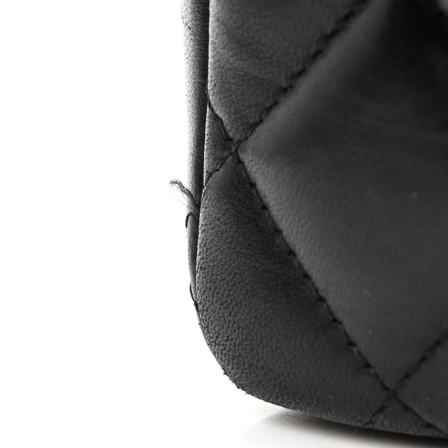 Lambskin Quilted Maxi Double Flap Black