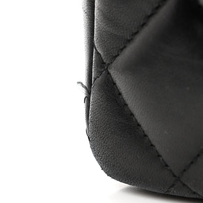 Chanel Lambskin Quilted Maxi Double Flap Black 12 of 12