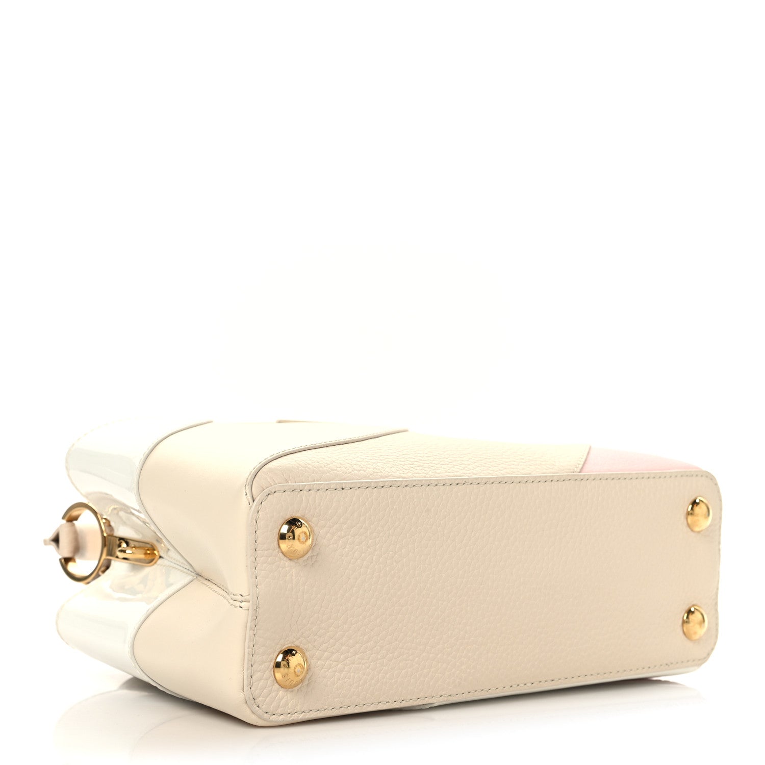 Louis Vuitton Taurillon Gelato Capucines BB Tonal Vanilla Beige 4 of 12