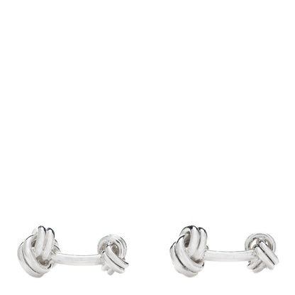 Tiffany Sterling Silver Double Knot Cufflinks 1 of 4