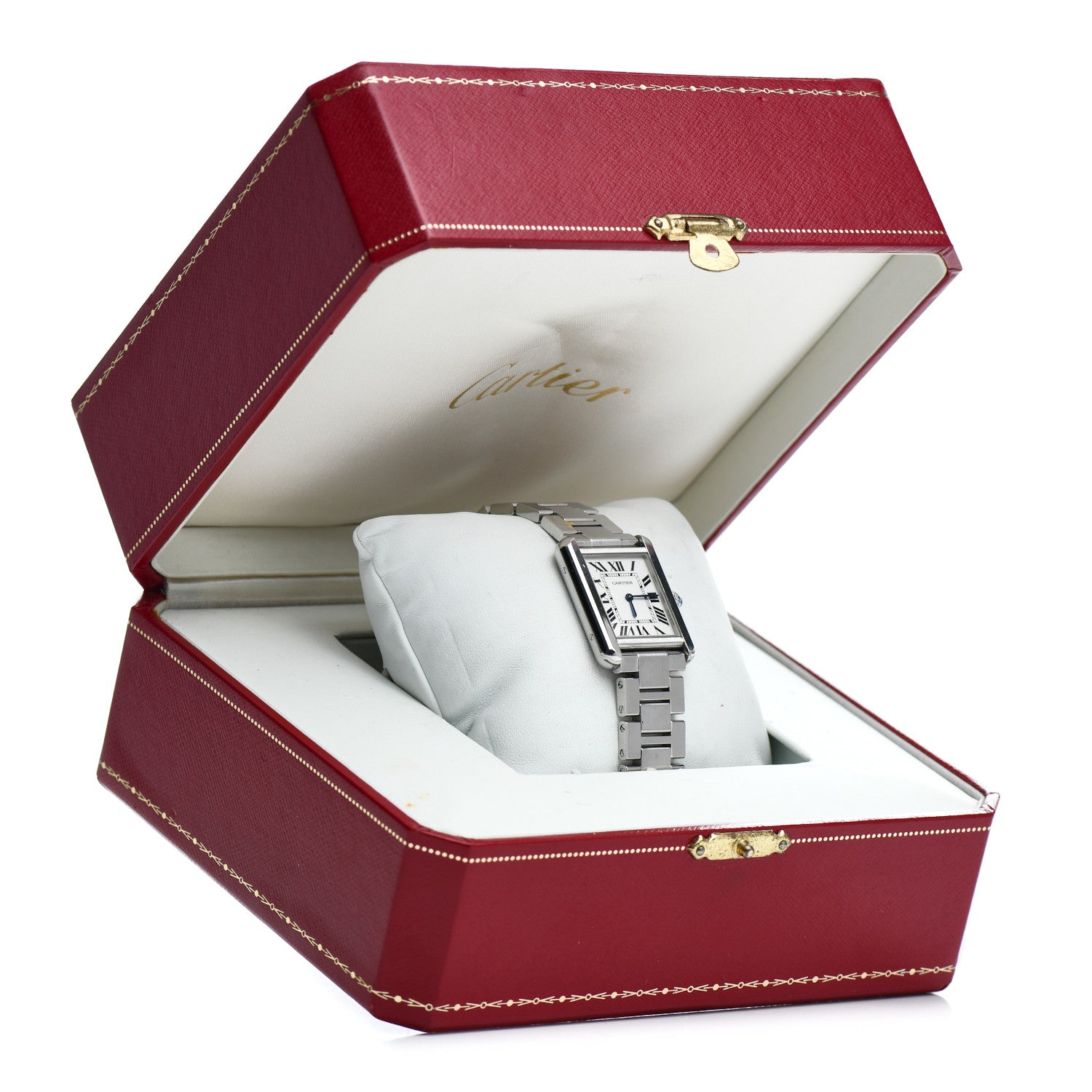 Cartier Stainless Steel 24mm Tank Solo Quartz Watch 5 of 5