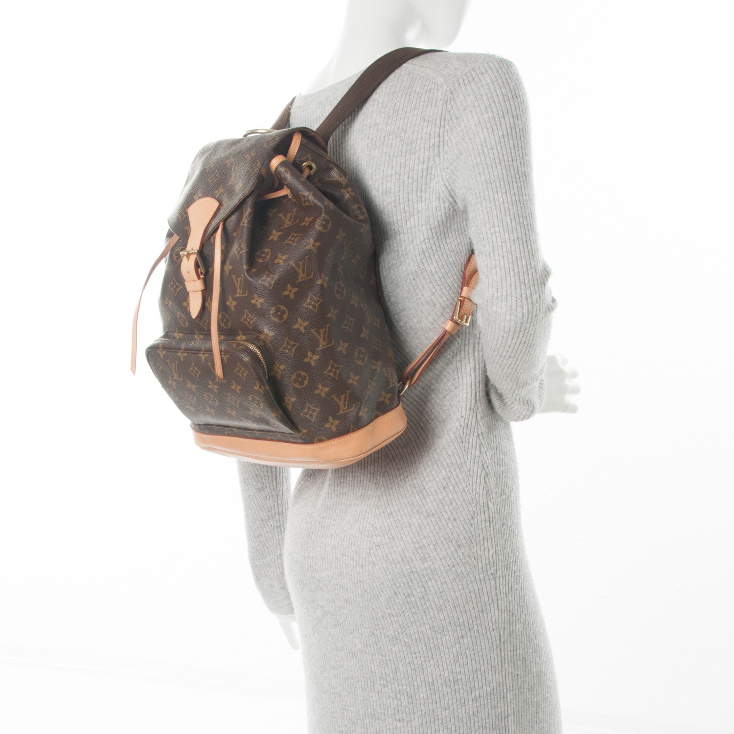 Louis Vuitton Monogram Montsouris GM Backpack 2 of 8