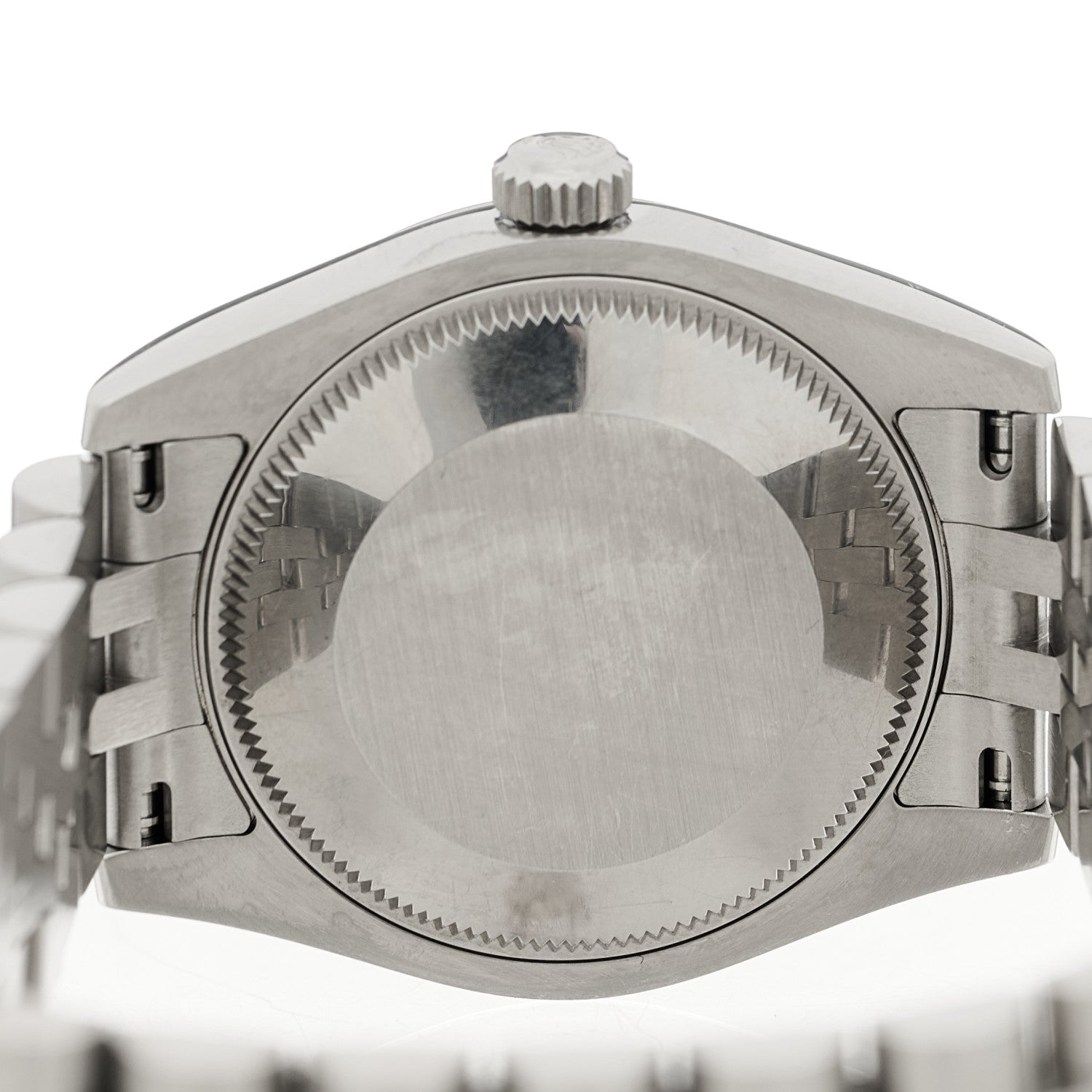 Rolex Stainless Steel 18K White Gold 31mm Oyster Perpetual Datejust Watch Silver Roman 178274 4 of 4
