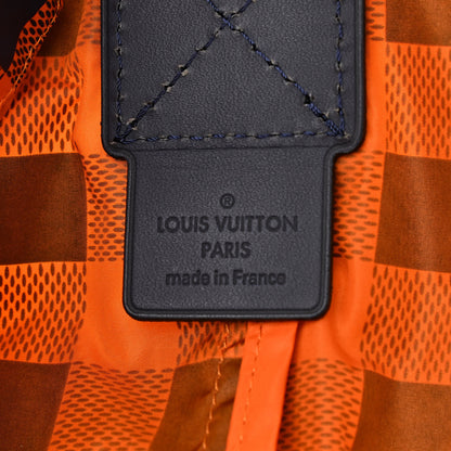 Louis Vuitton Nylon Damier Masai Adventure Practical Backpack Orange 6 of 10