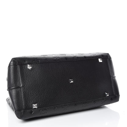 MCM Calfskin Ottomar Monogram Large Essential Tote Black 5 of 16
