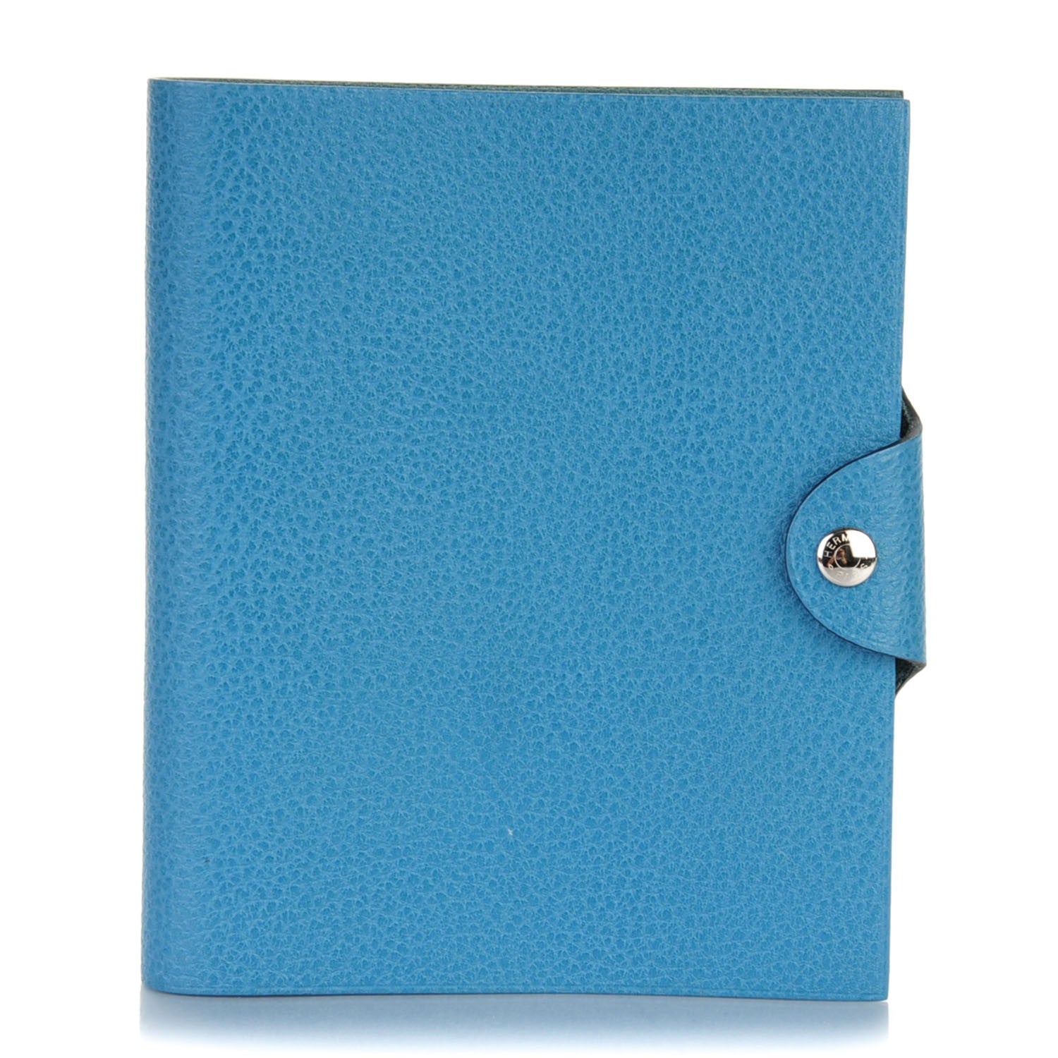 Hermes Togo Ulysse PM Notebook Cover Blue Jean 1 of 7