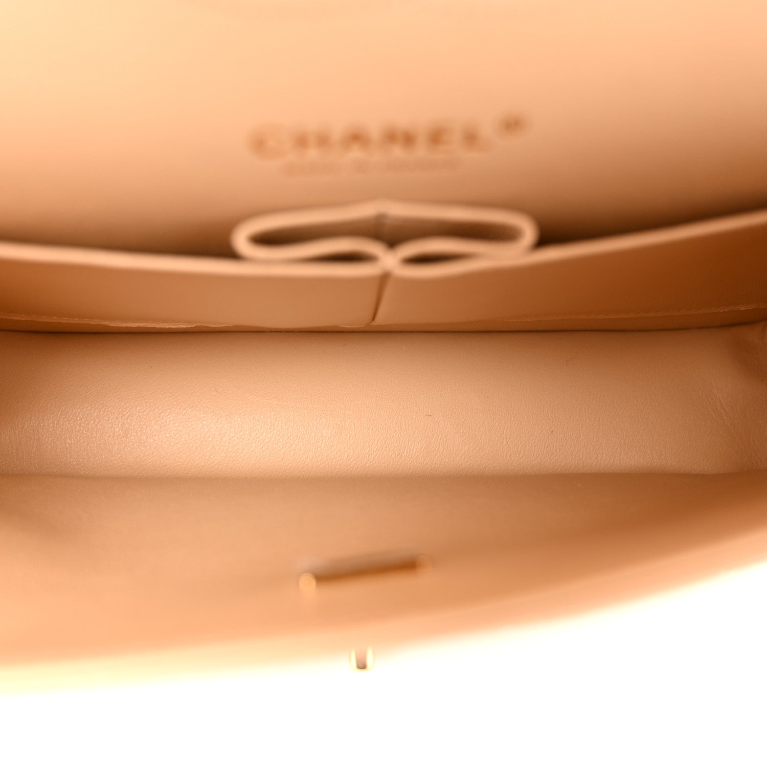 Chanel Caviar Quilted Medium Double Flap Beige 5 of 11