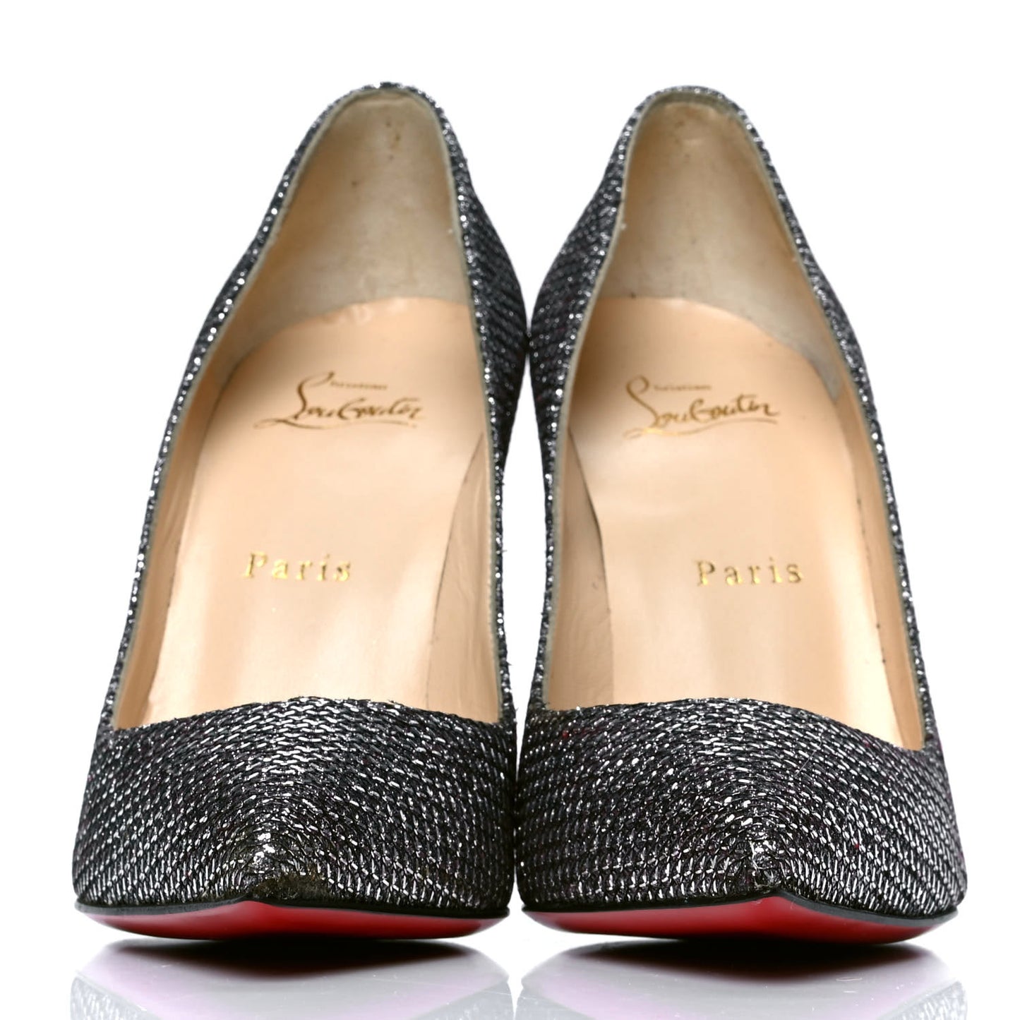 Glitter Diams Pigalle Follies 100 Pumps 37.5 Antic Silver