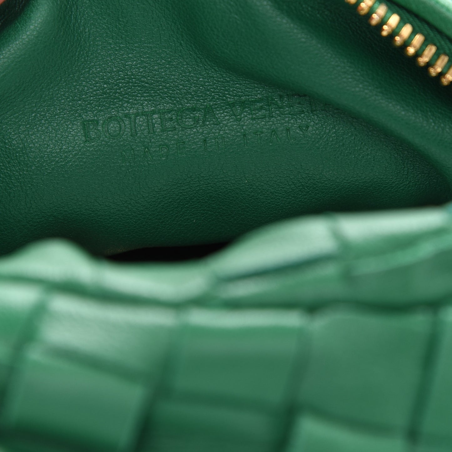 Nappa Intrecciato Mini Jodie Racing Green