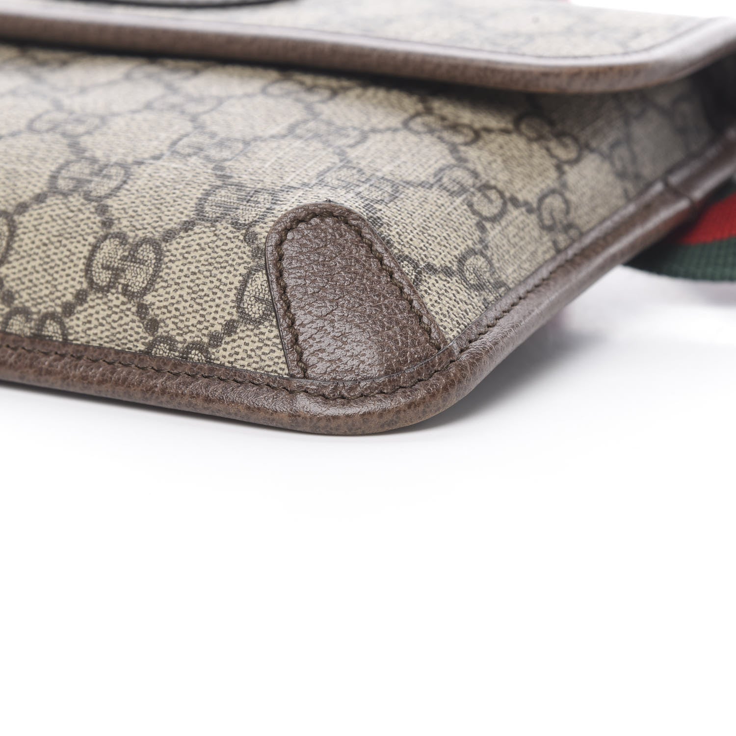 Gucci GG Supreme Monogram Neo Vintage Web Belt Bag Brown 10 of 10