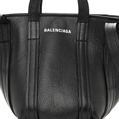 Balenciaga Grained Calfskin XS Everyday North South Shoulder Tote Bag Black 8 of 10