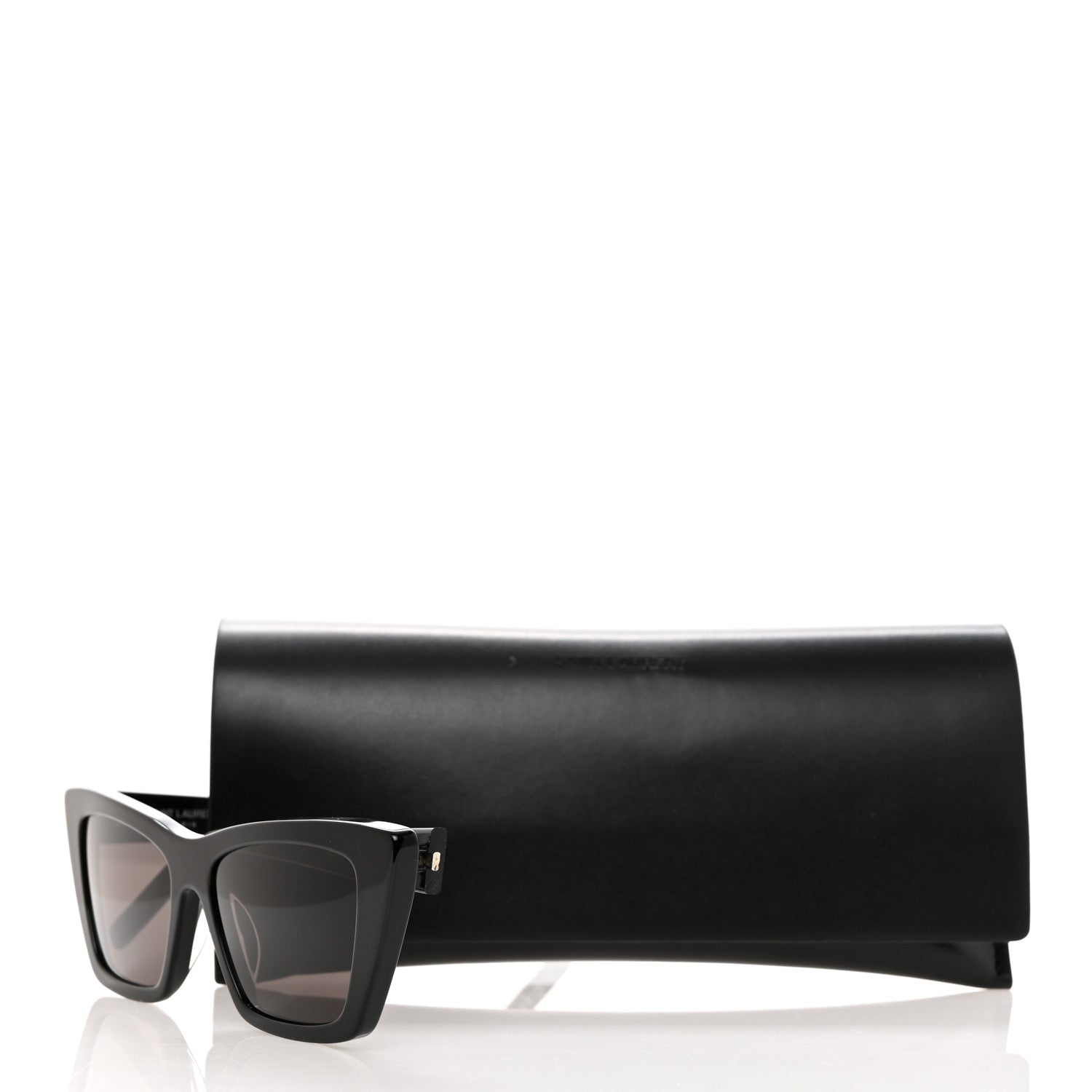 Saint Laurent Acetate Mica Cat Eye Sunglasses SL 276 Black 9 of 9