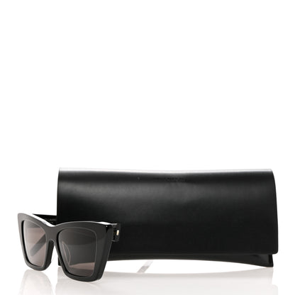 Saint Laurent Acetate Mica Cat Eye Sunglasses SL 276 Black 9 of 9
