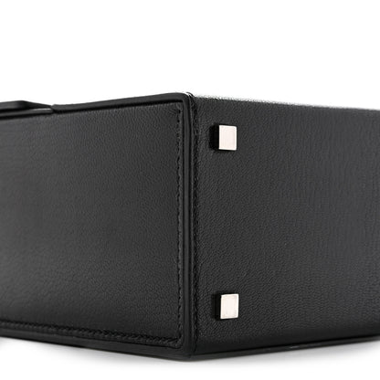 Hermes Chevre Chamkila Cinhetic Boxy Top Handle Bag Black 8 of 11